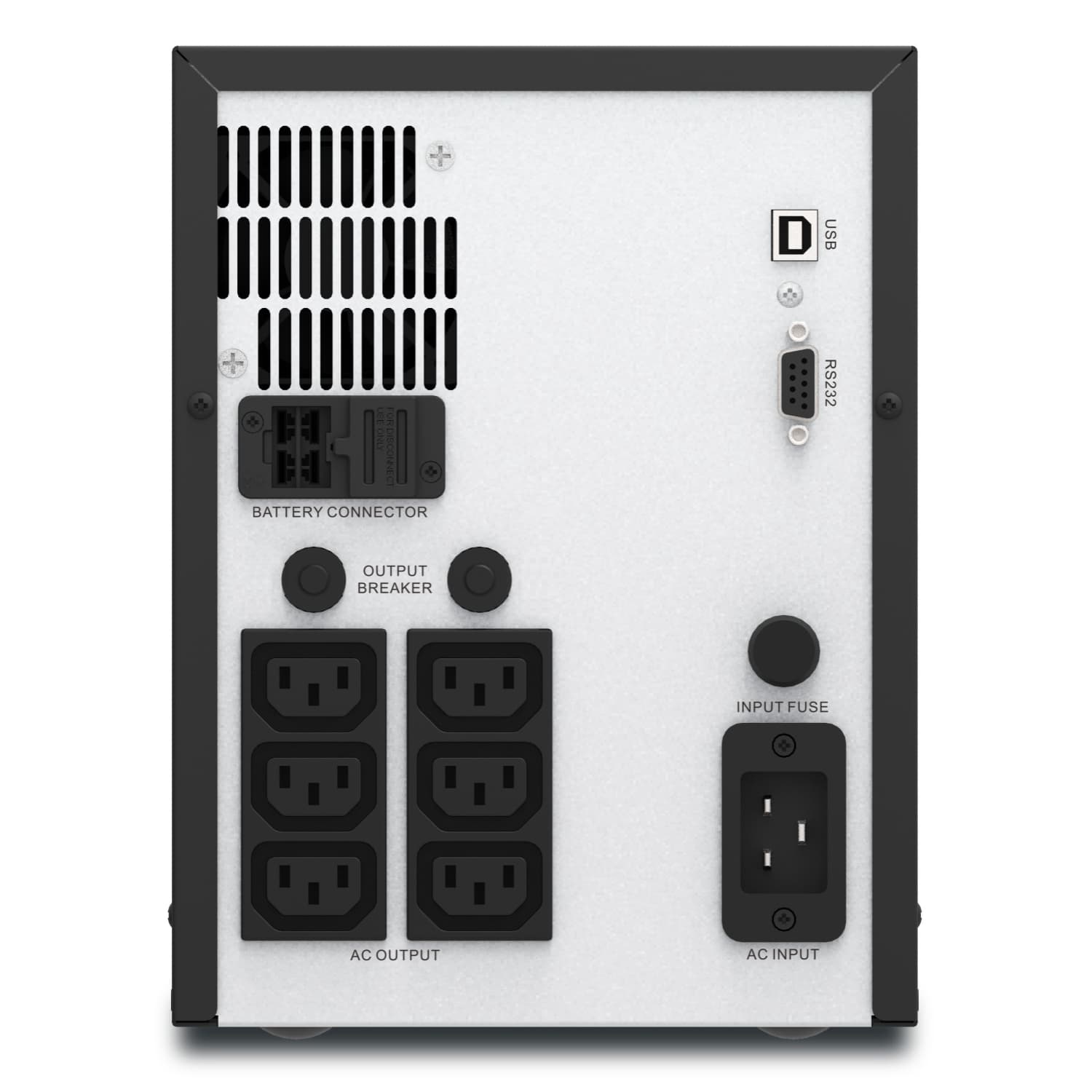 APC Easy UPS 1 Ph Line Interactive, 3kVA, Tower, 230V, 6 IEC C13 outlets, AVR, LCD